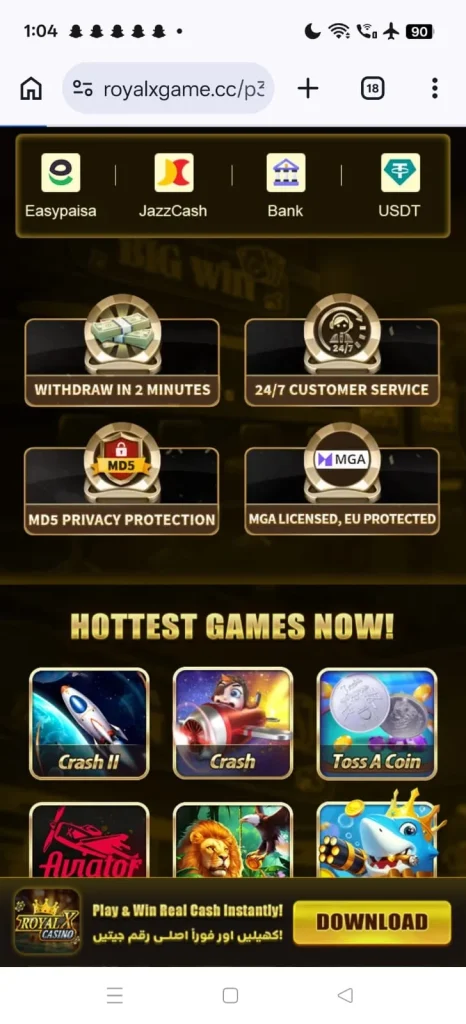 Royalxcasino APK